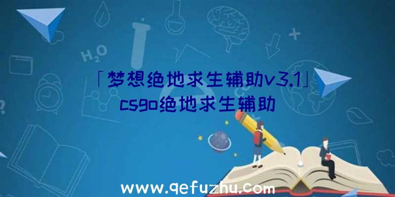 「梦想绝地求生辅助v3.1」|csgo绝地求生辅助